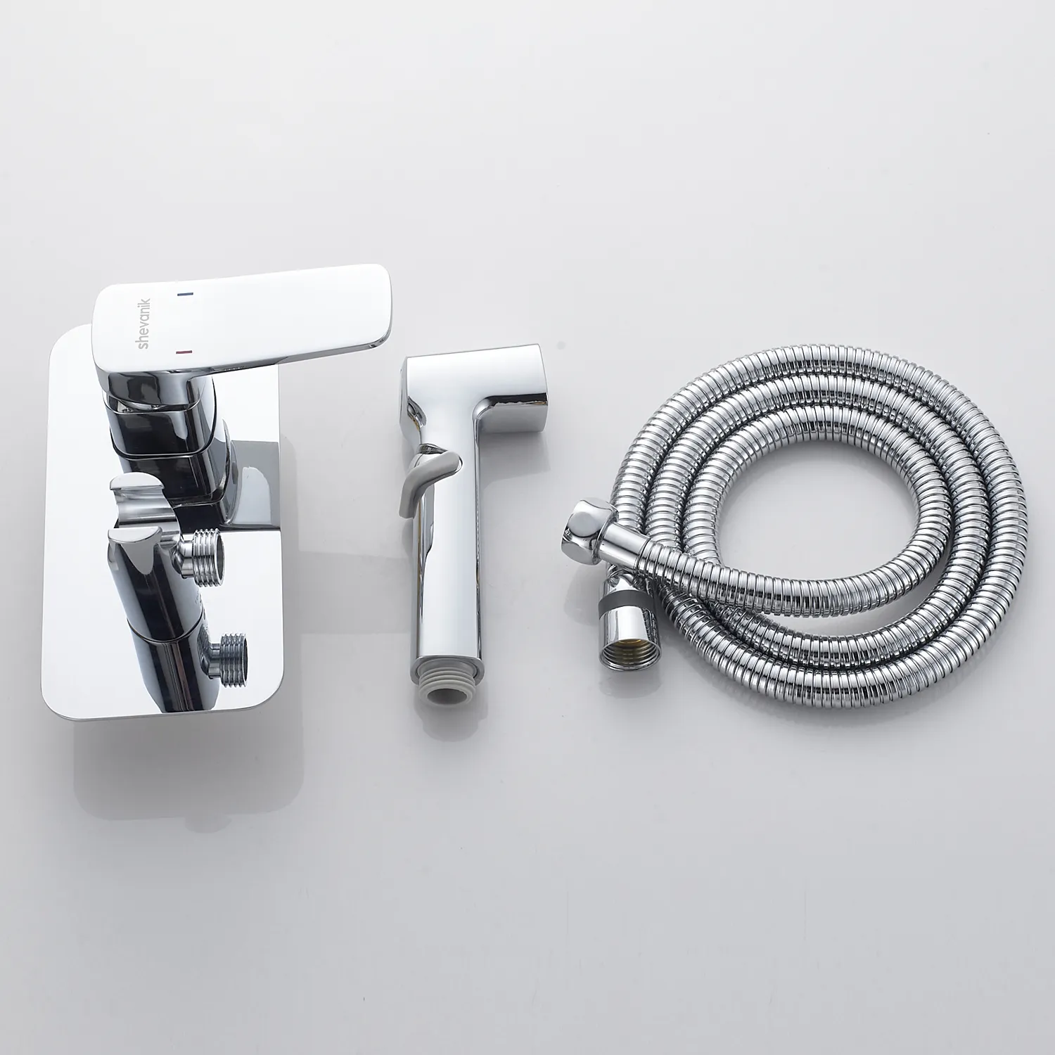 Гигиенический душ со смесителем Shevanik S9905, хром