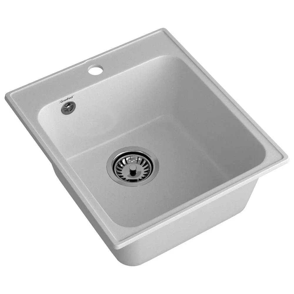 Кухонная мойка GranFest QUARZ 17, серый