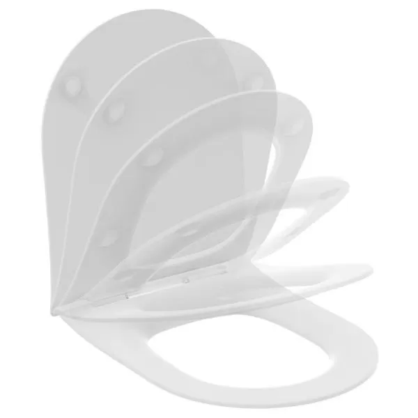 Сиденье с крышкой для унитаза Ideal Standard BLEND CURVE SANDWICH тонкое с микролифтом T520801
