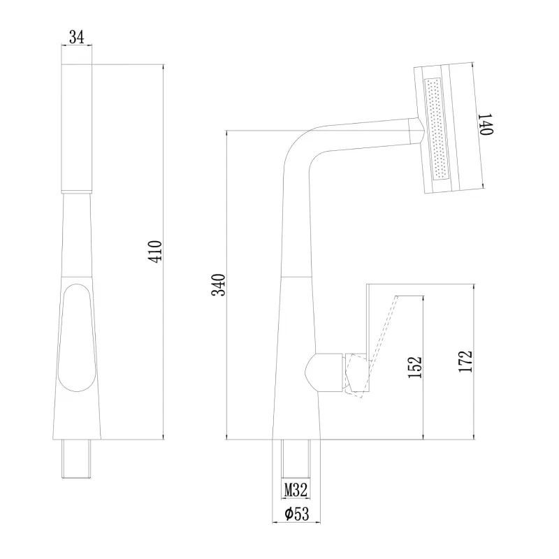 Смеситель для кухонной мойки Fmark FS8277H