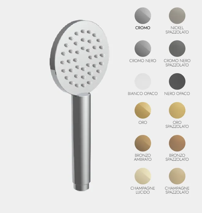 Ручной душ Fima Carlo Frattini Handshowers, 90, брашированный черный хром (F1190CS)