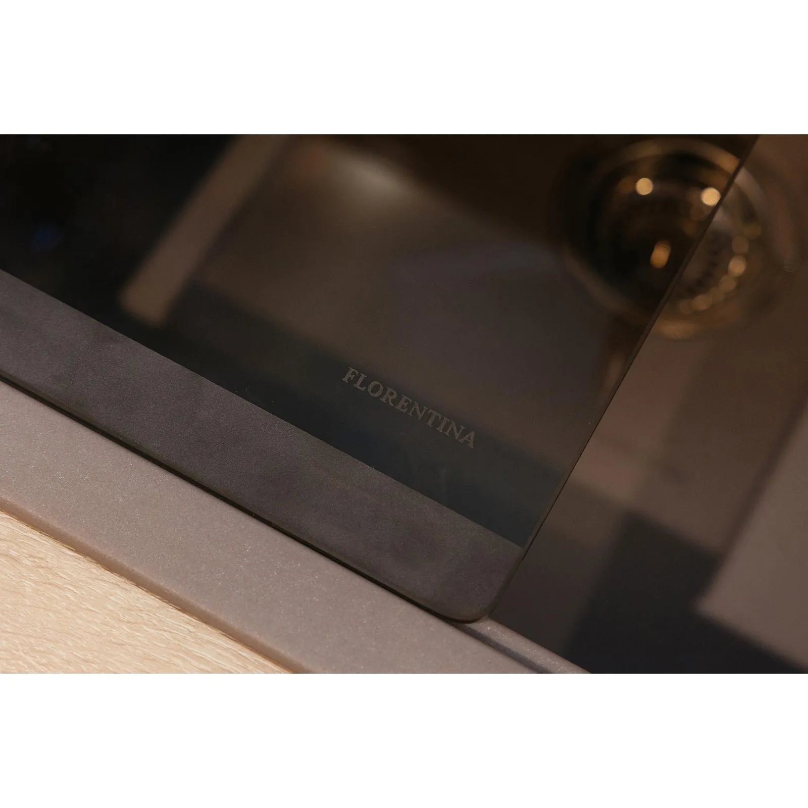 Кухонная мойка с разделочной доской Florentina РОССАНА 20.500.C0780.307, серый шёлк