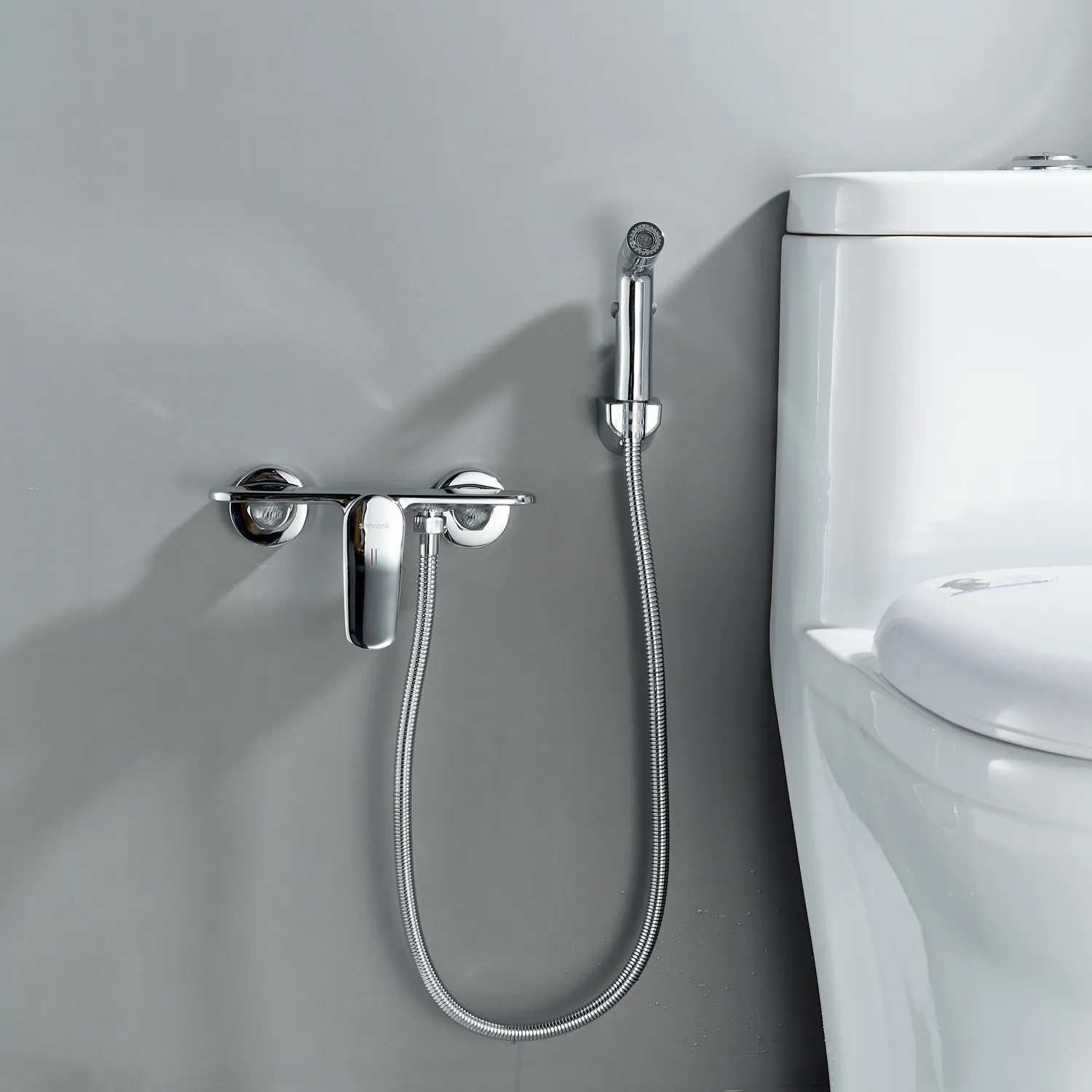 Гигиенический душ со смесителем Shevanik S4705-1, хром