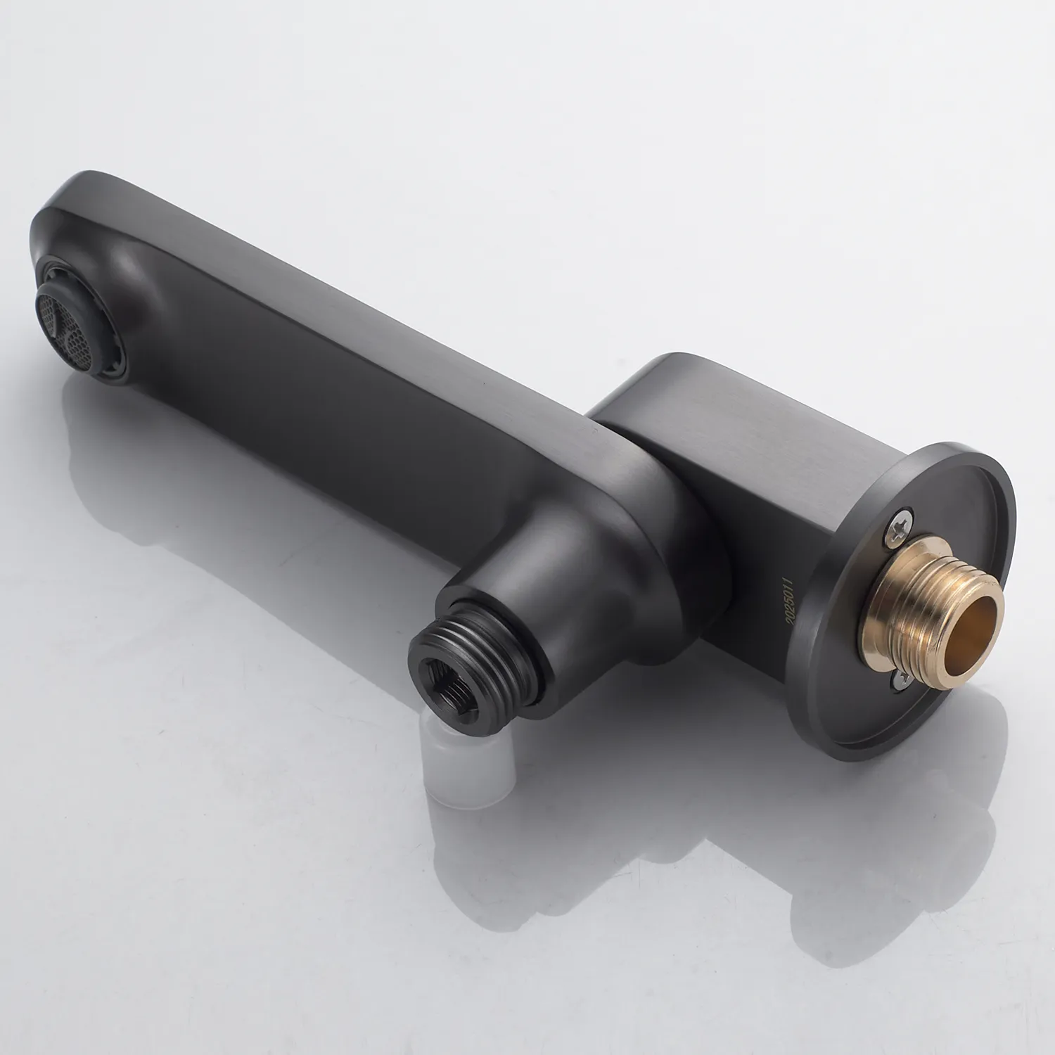 Душевая система встраиваемая Shevanik S4335T, оружейная сталь