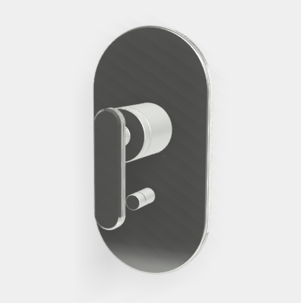 Смеситель для душа Fima Carlo Frattini Park Lane, на 2 потребителя, хром (F1309X2CR)