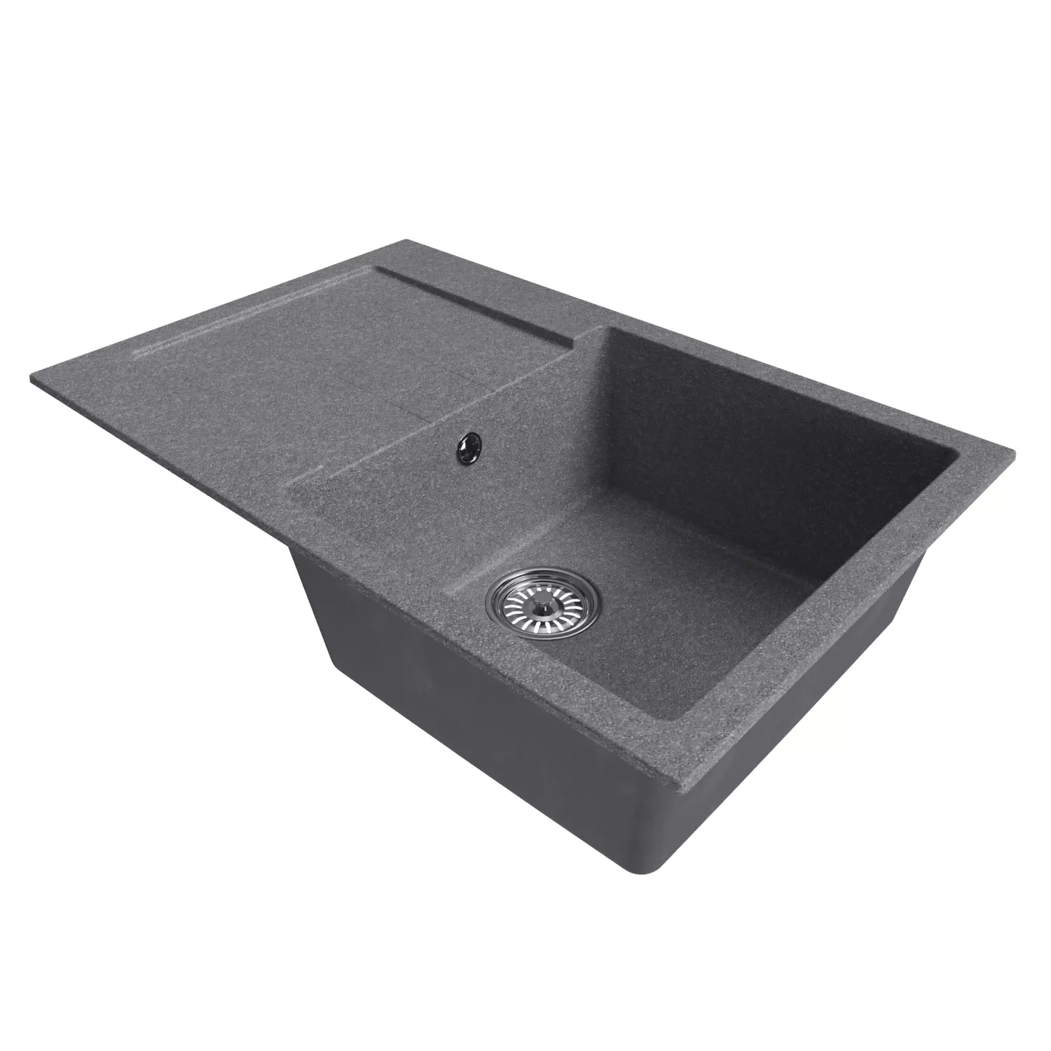 Мойка MIXLINE ML-GM31 с крылом  графит (342) 770*500*190мм NEW (552195)