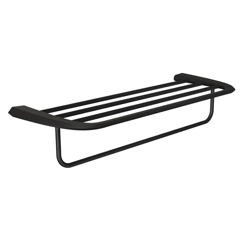 Полка для полотенец Knotlor  TR103BL, черный