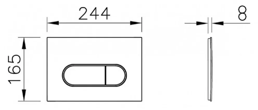 740-2225 Root Round панель смыва, шлиф. золото