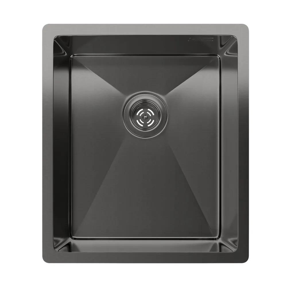 Кухонная мойка Rivelato Rinox 3844 UN PVD, черный