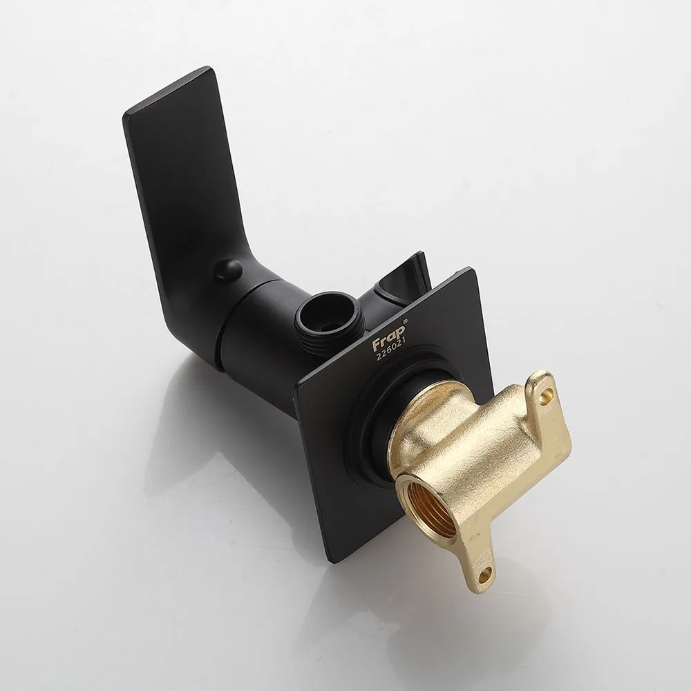 Гигиенический душ со смесителем FRAP F7571-6, черный