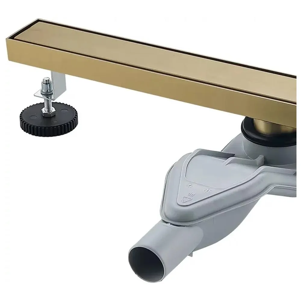 Душевой лоток Grocenberg T600, матовое золото