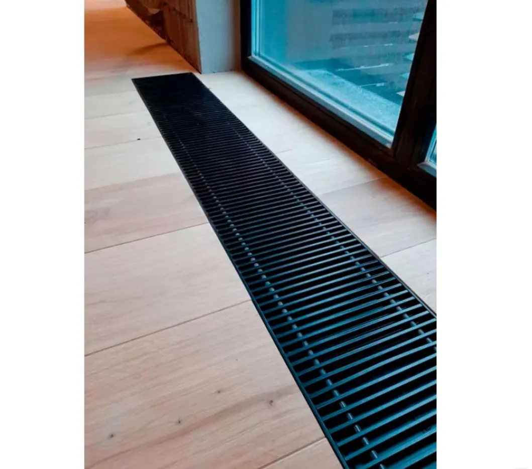 Решетка Techno PPA 200x2400 алюминиевая рулонная (цвет черный)