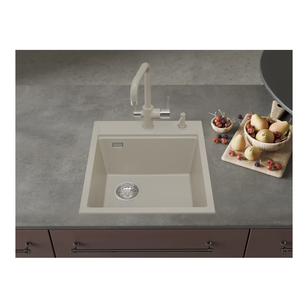 Кухонная мойка Rivelato TESORO TR-455-L, топаз