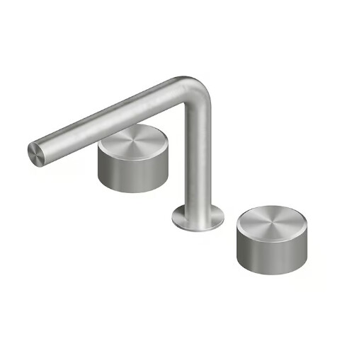 Смеситель для раковины Quadro design Stereo, сталь брашированная (16 31V AS)