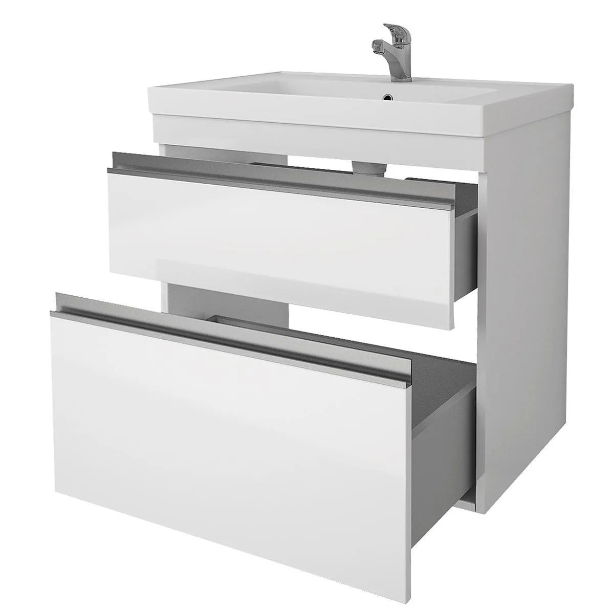 Тумба под раковину подвесная/напольная Dreja Grace Plus 60 см, белый