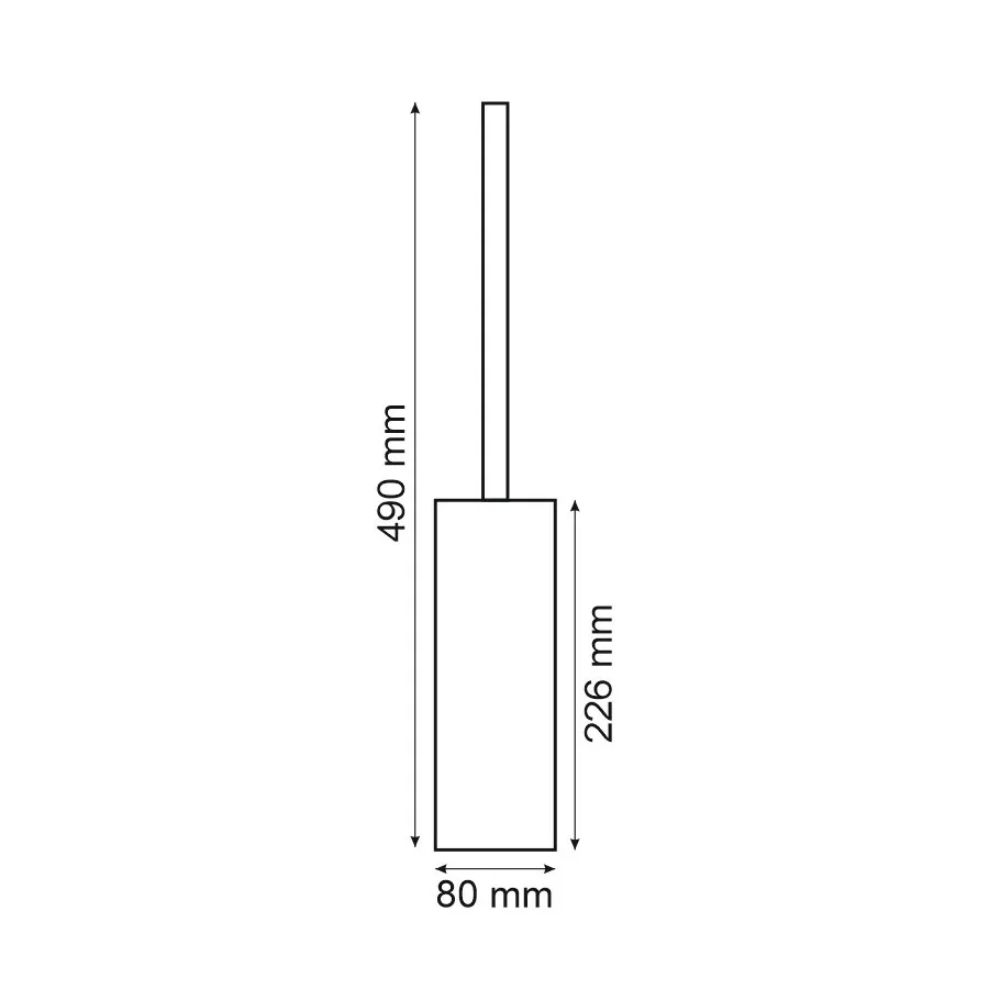 Ершик для унитаза Webert Rimini RI501302010, золото