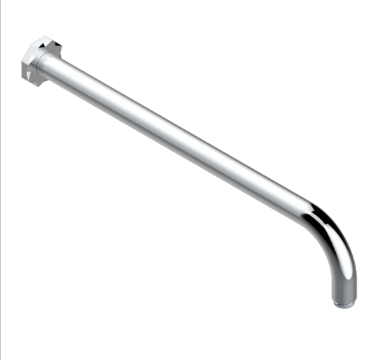 Держатель верхнего душа THG Nihal black porcelain, хром (U2P A02 84L)