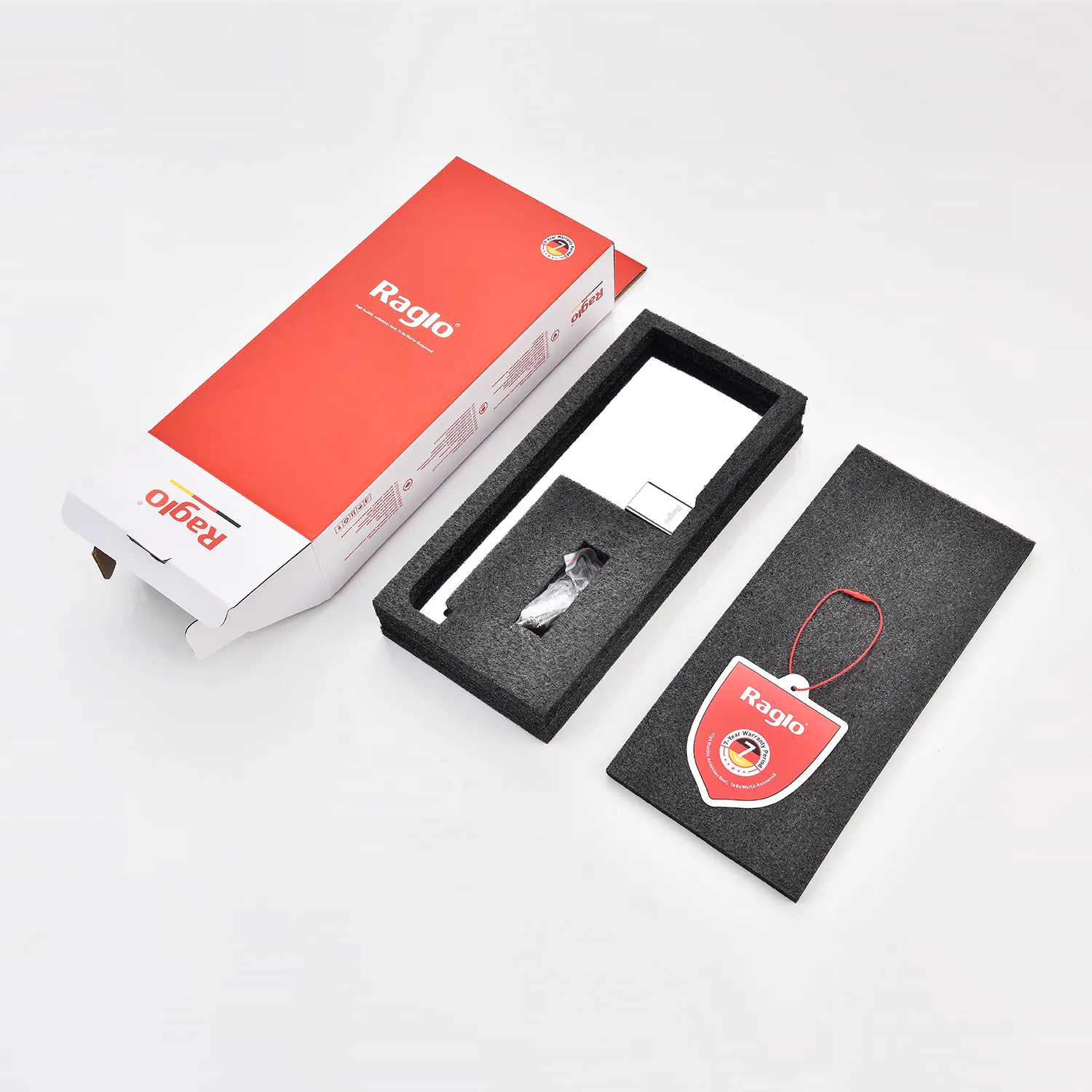 Держатель для туалетной бумаги Raglo R301.03 с полкой,хром