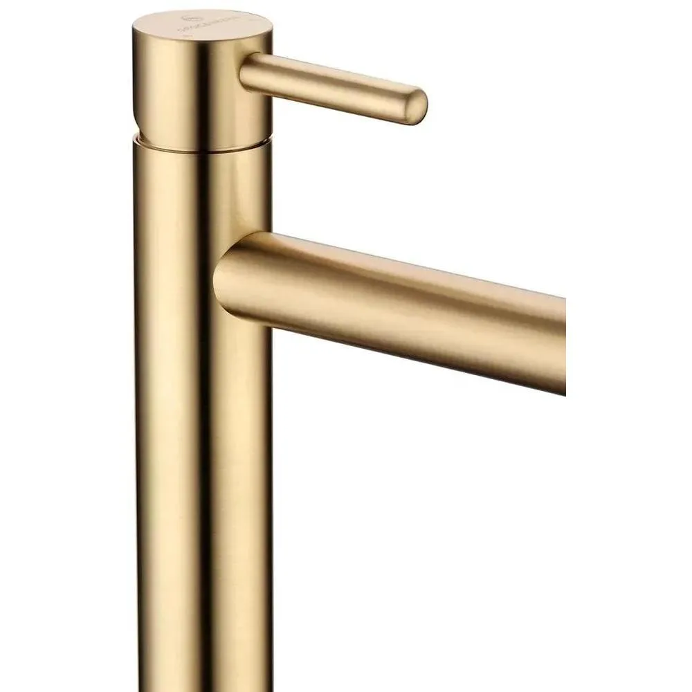 Смеситель для раковины высокий Grocenberg GB3029MG, матовое золото