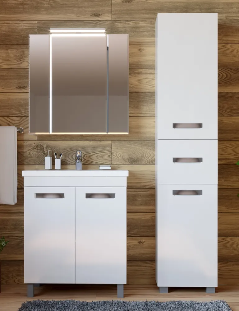 Тумба с раковиной напольная VIGO Plaza tn.PLA.COM.70.2D, 70 см