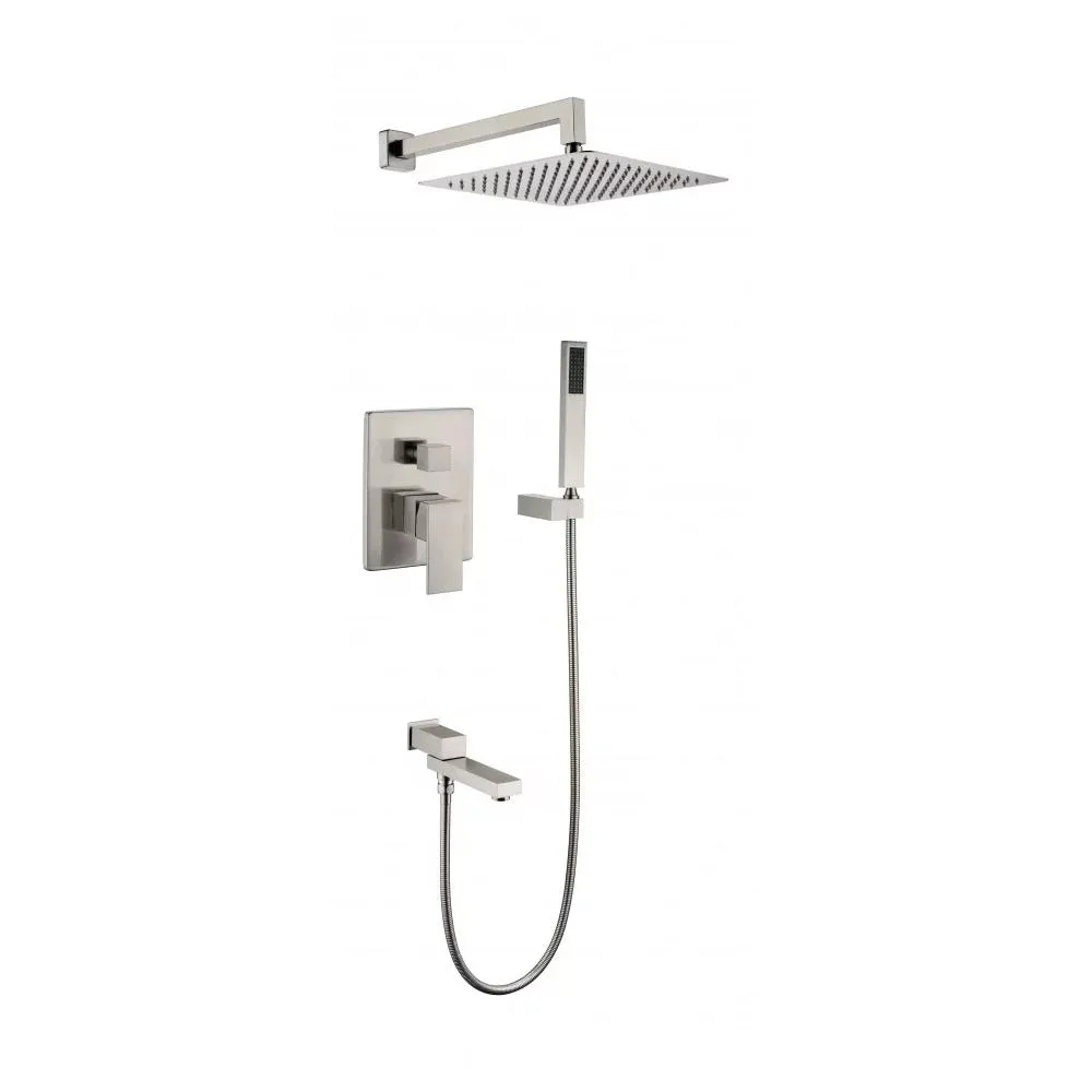 Душевая система встраиваемая Grocenberg GB5089NK-1, никель