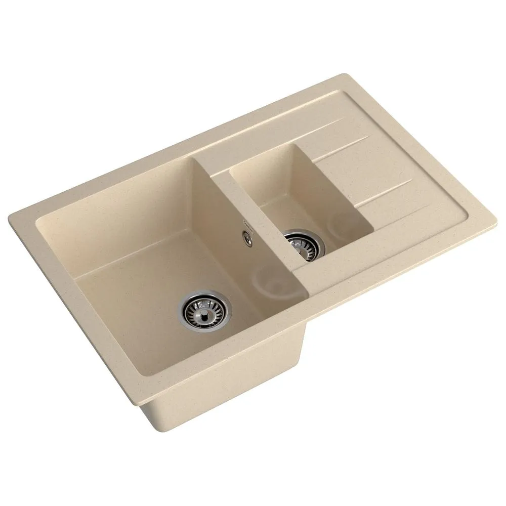 Кухонная мойка GranFest QUADRO 775KL, кашемир