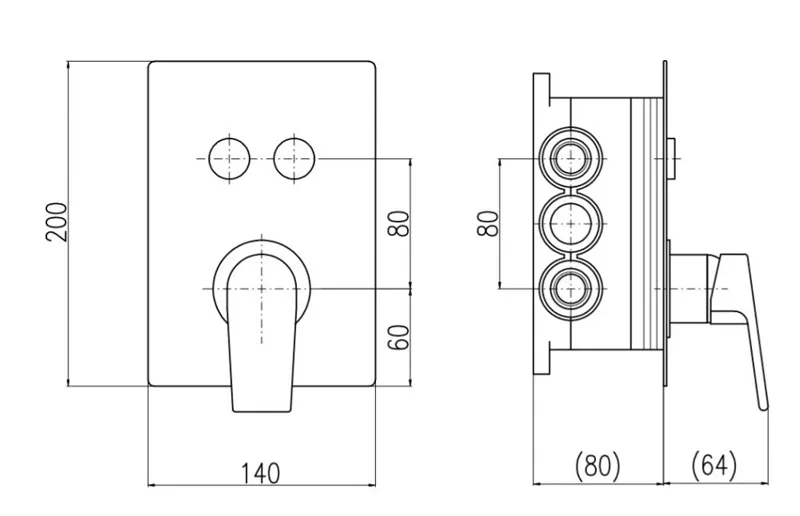Смеситель для душа Rav Slezak Colorado CO186BOX