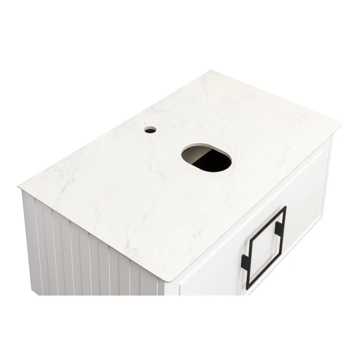 Тумба под раковину подвесная La Fenice Cubo FNC-01-CUB-B-90, белая