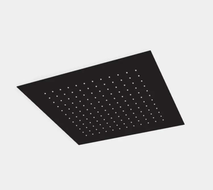 Верхний душ Fima Carlo Frattini Showerhead 500х500, черный матовый (F2425NS)