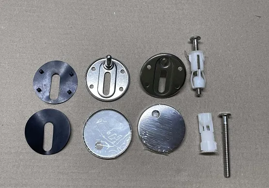 AQ0105-MG Крышка-сиденье матовый серый для ЕВРОПА/ ВЕГАAQ1901/ AQ1902/ AQ1905/ AQ1906
