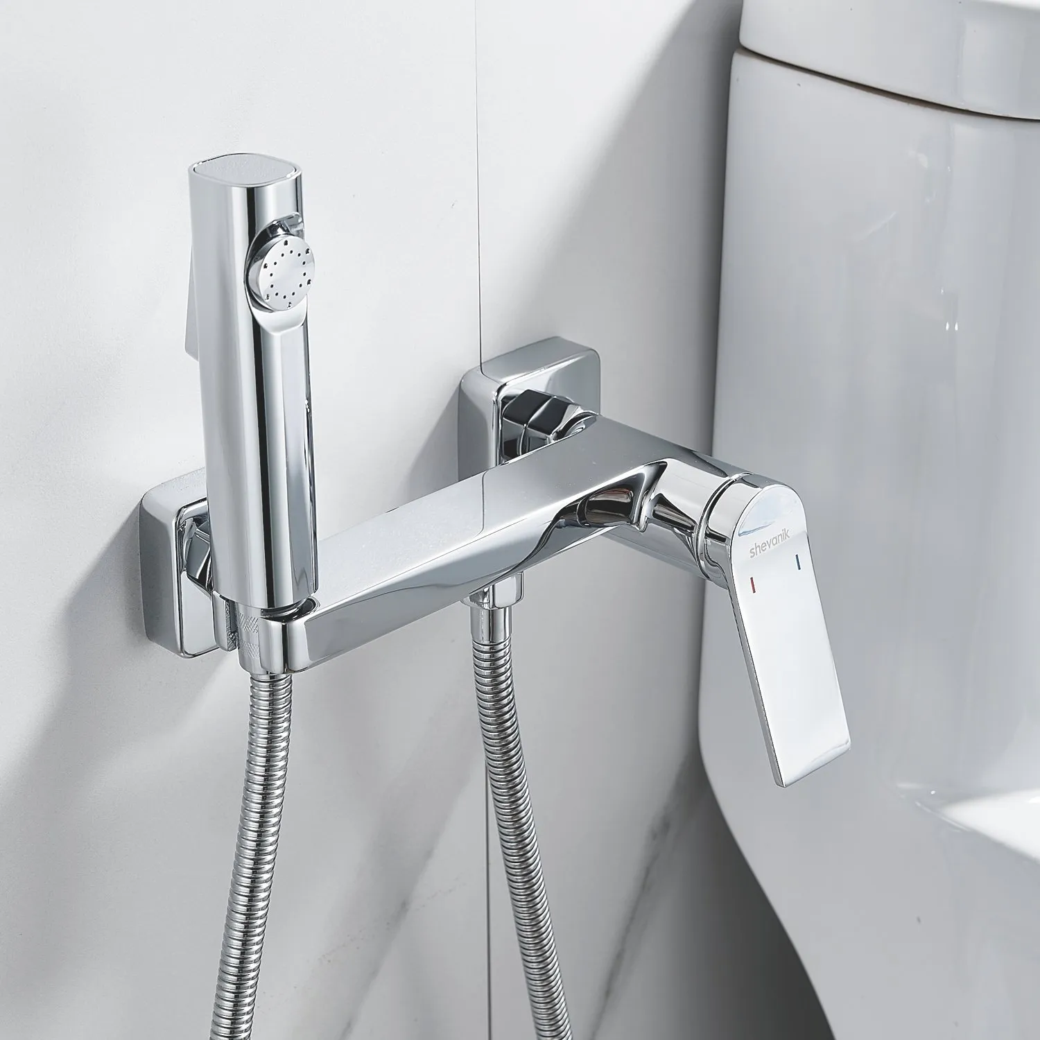 Гигиенический душ со смесителем Shevanik S4105-1, хром