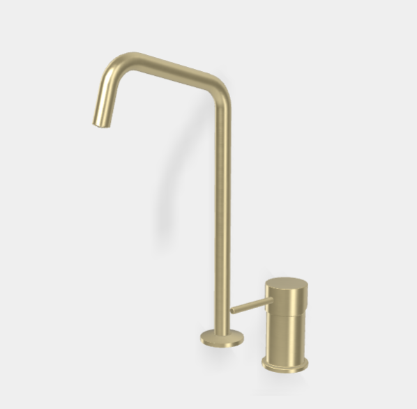 Смеситель для раковины Fima Carlo Frattini Spillo Up, шампань брашированная (F3271NDHS)