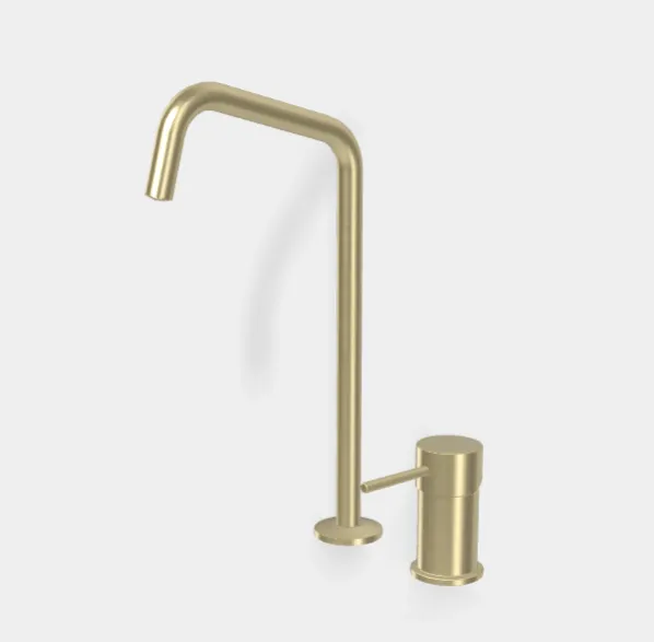 Смеситель для раковины Fima Carlo Frattini Spillo Up, шампань брашированная (F3271NDHS)