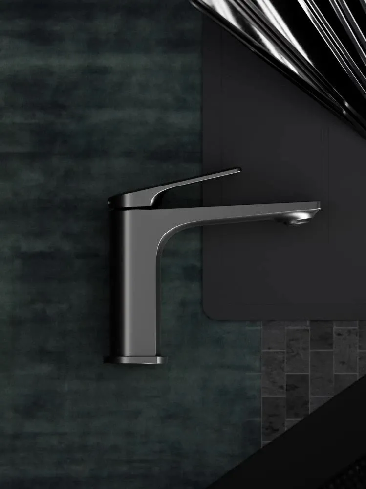 Cмеситель для раковины Knotlor KN-70/BL, черный