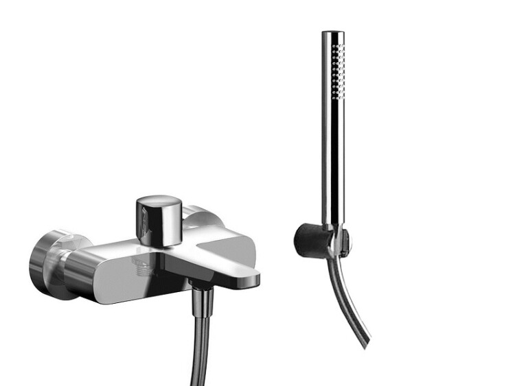 Смеситель для ванны и душа Fantini Lame, хром (24 02 M015)