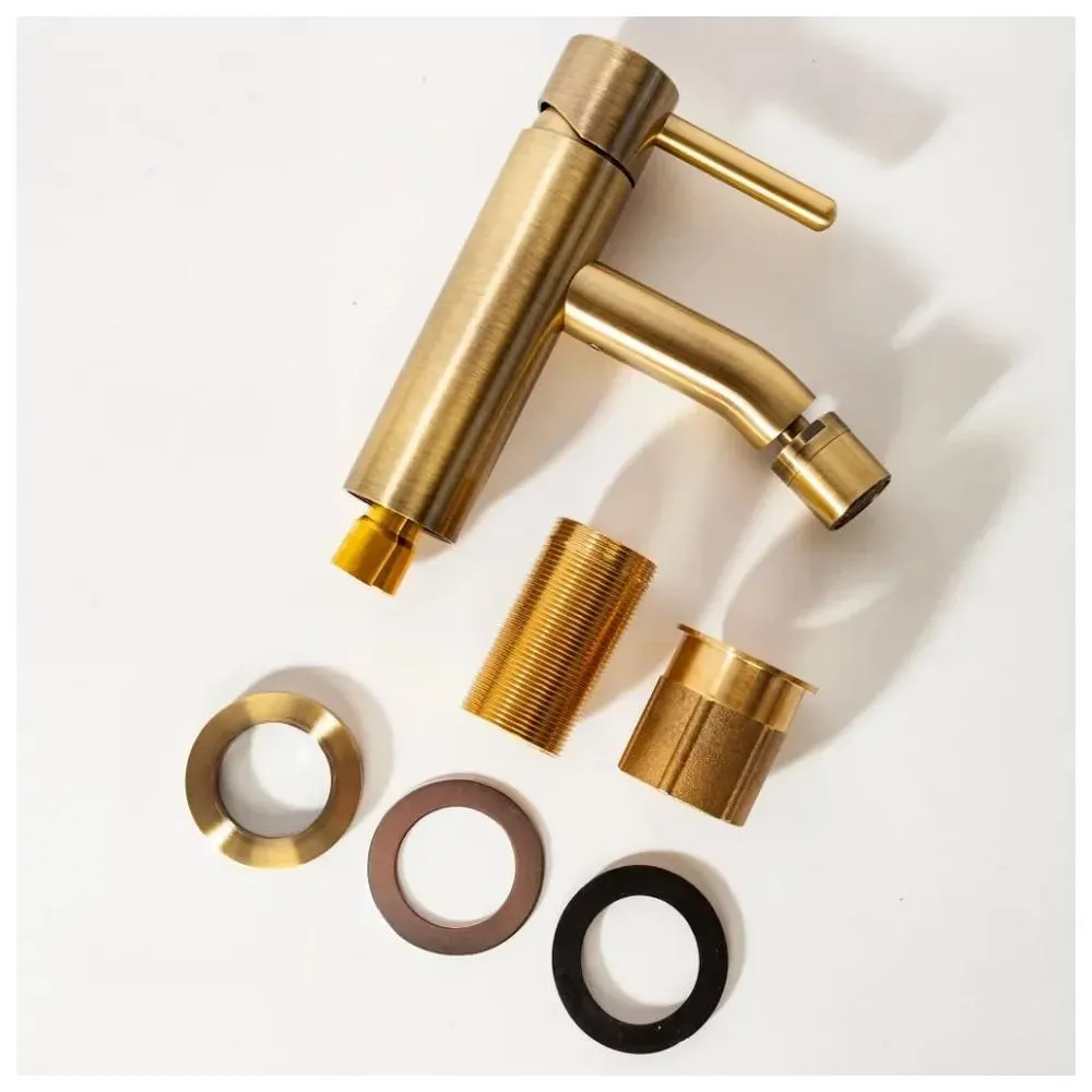 Смеситель для биде Hansberge H1094BR, бронза