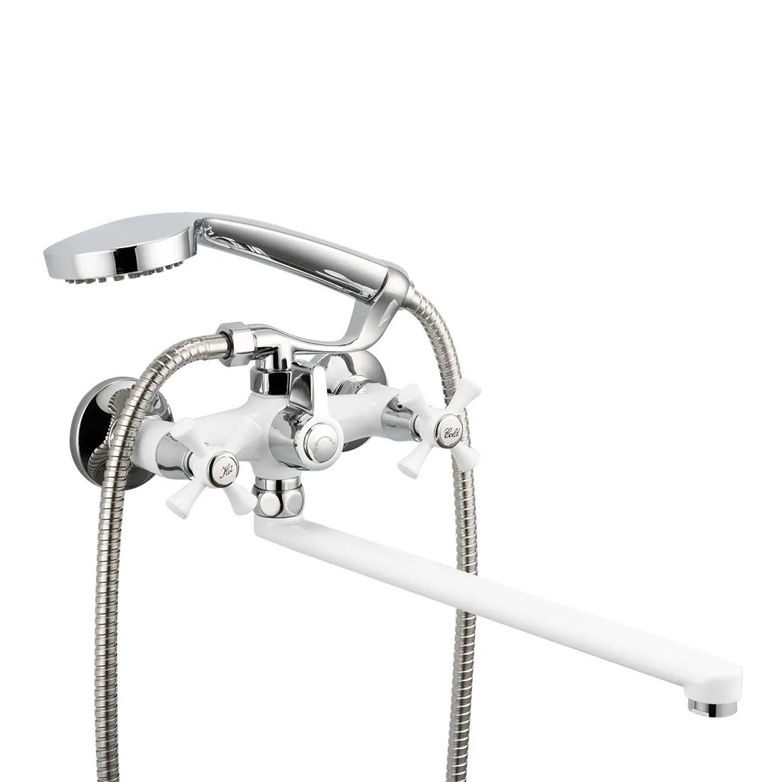 Смеситель для ванны FRUD R22332, белый