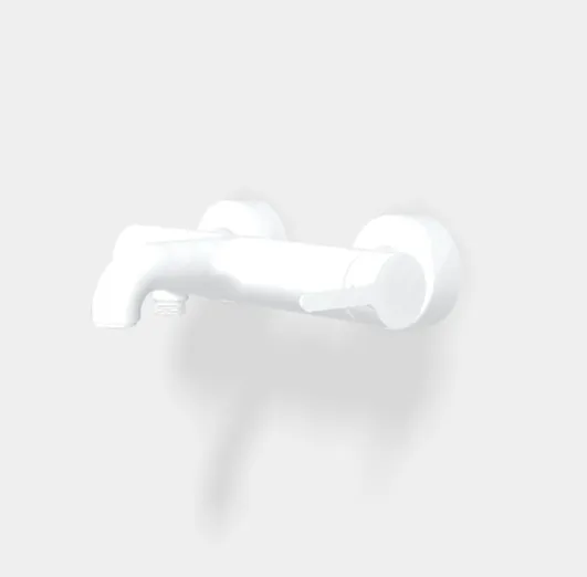 Смеситель для ванны и душа Fima Carlo Frattini Snap, белый матовый (F3114/1BS)