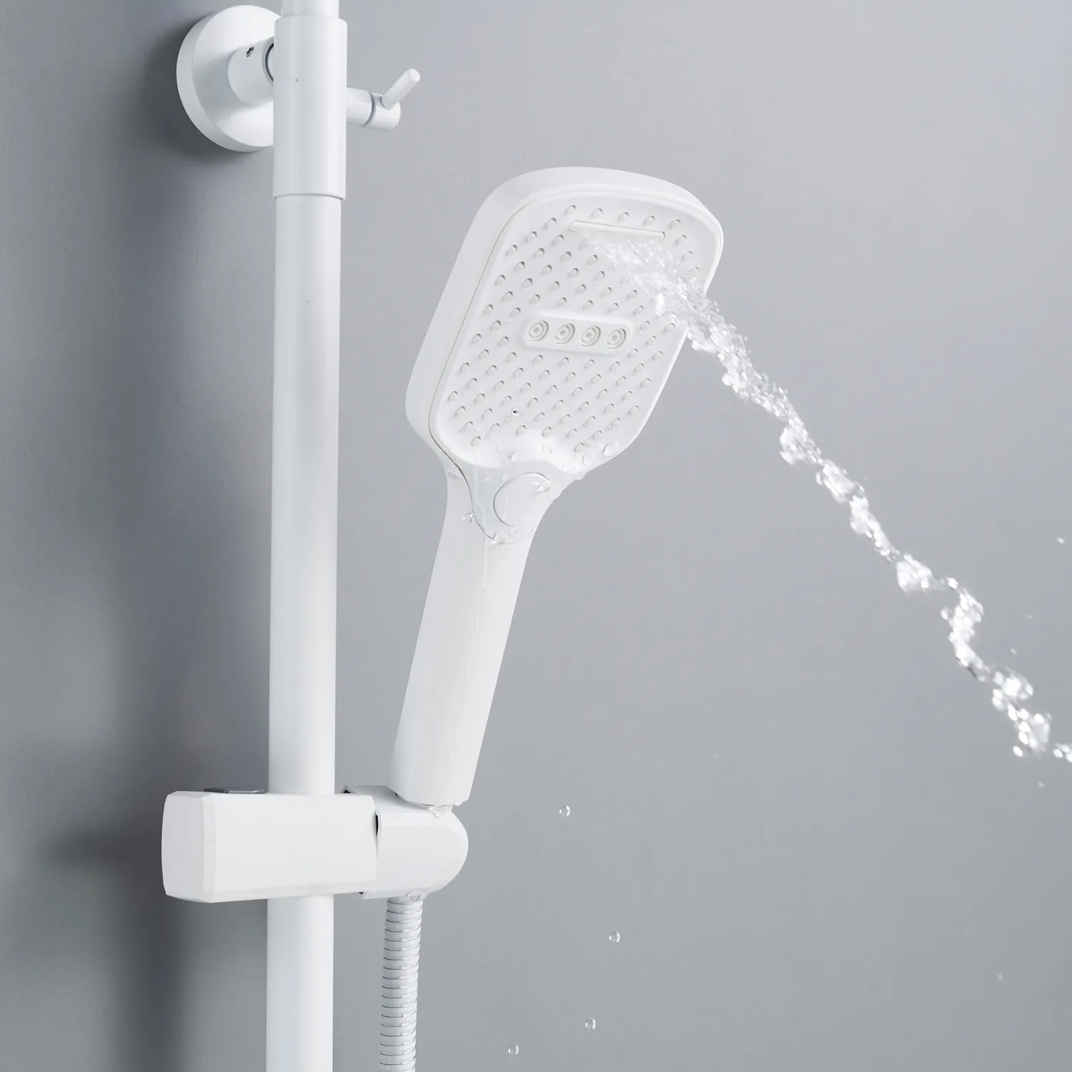 Душевая система Shevanik S4136C, белый