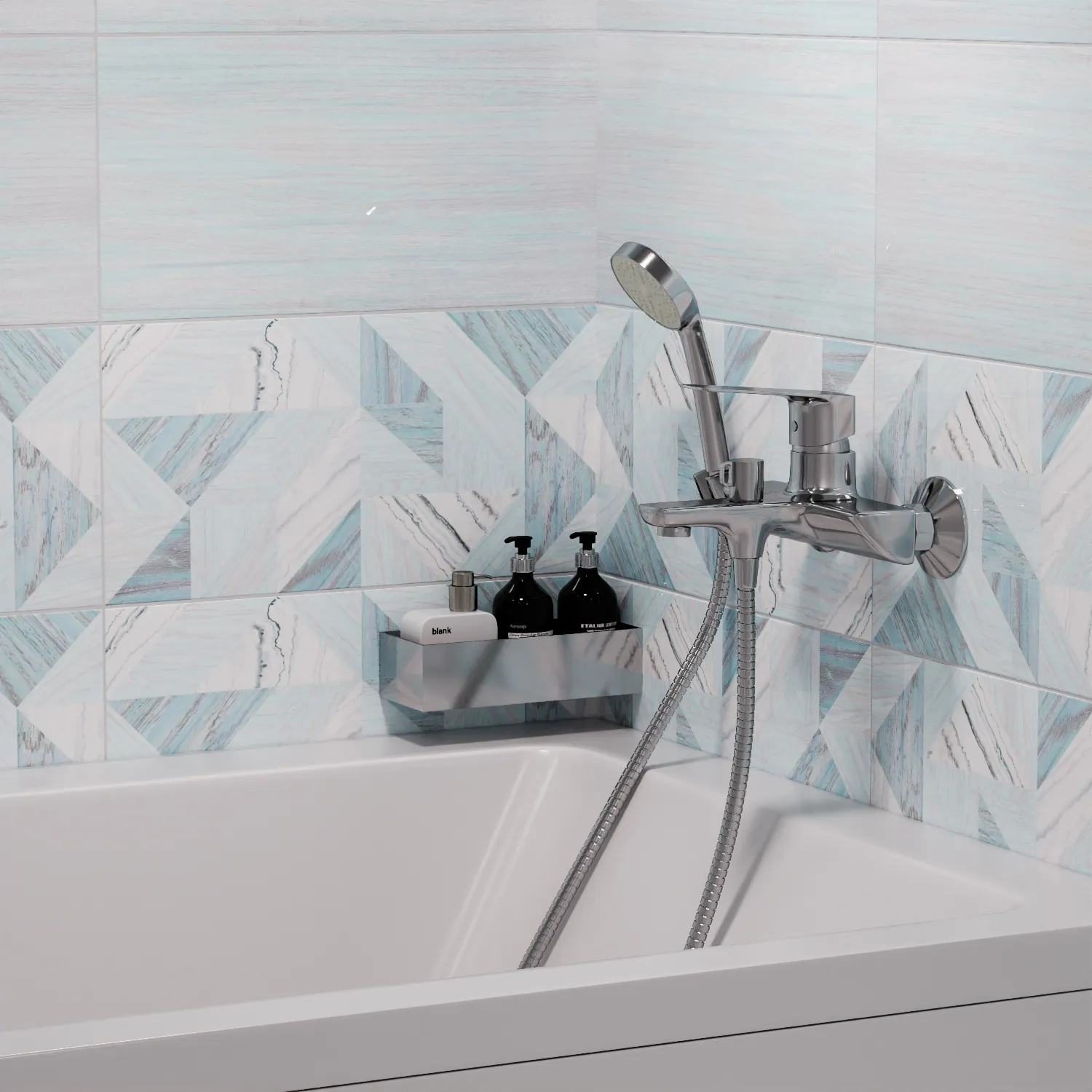 Смеситель для ванны 35k MIXLINE МЛ15-01 (ML15-01) (556666)