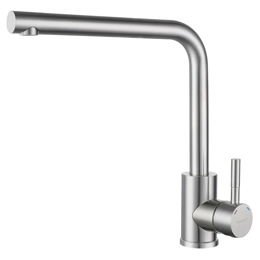 Смеситель для кухни GranFest Z-5411, нержавейка