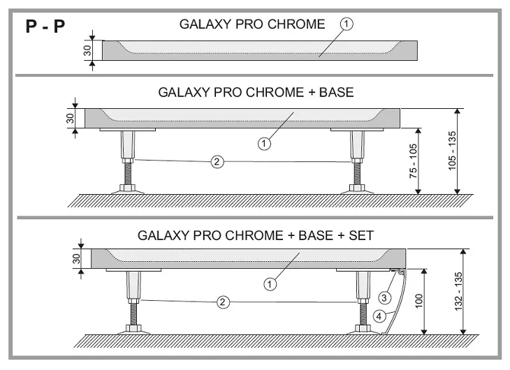Панель Ravak Perseus Pro-90 (XA837001010)