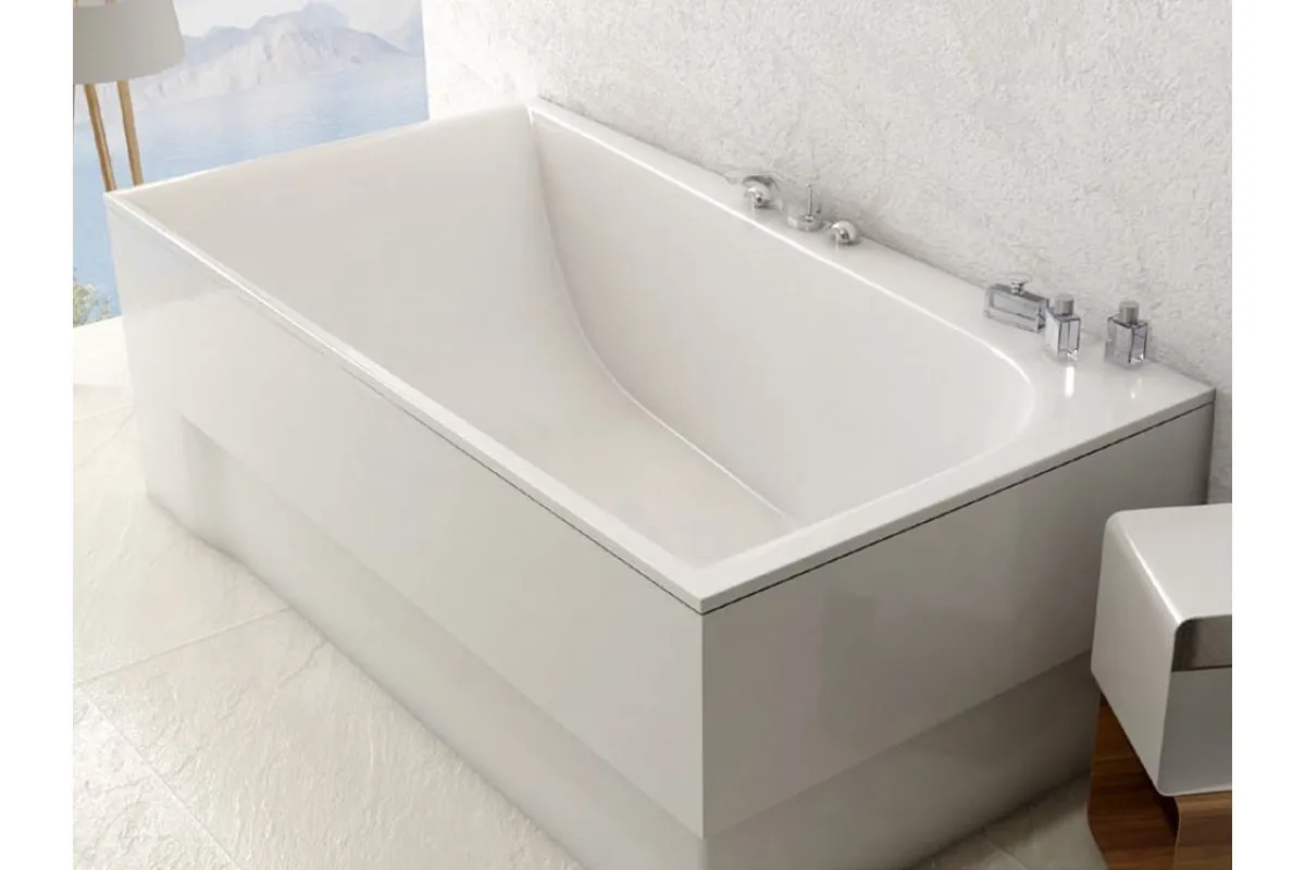 Ванна акриловая правосторонняя Vayer BOOMERANG Гл000010854, 190x90