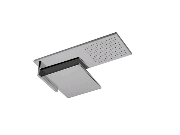 Верхний душ Fantini Milano, 350х490х110, матовая натуральная сталь (86 93 8035B)
