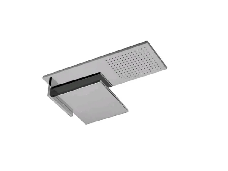 Верхний душ Fantini Milano, 350х490х110, матовая натуральная сталь (86 93 8035B)