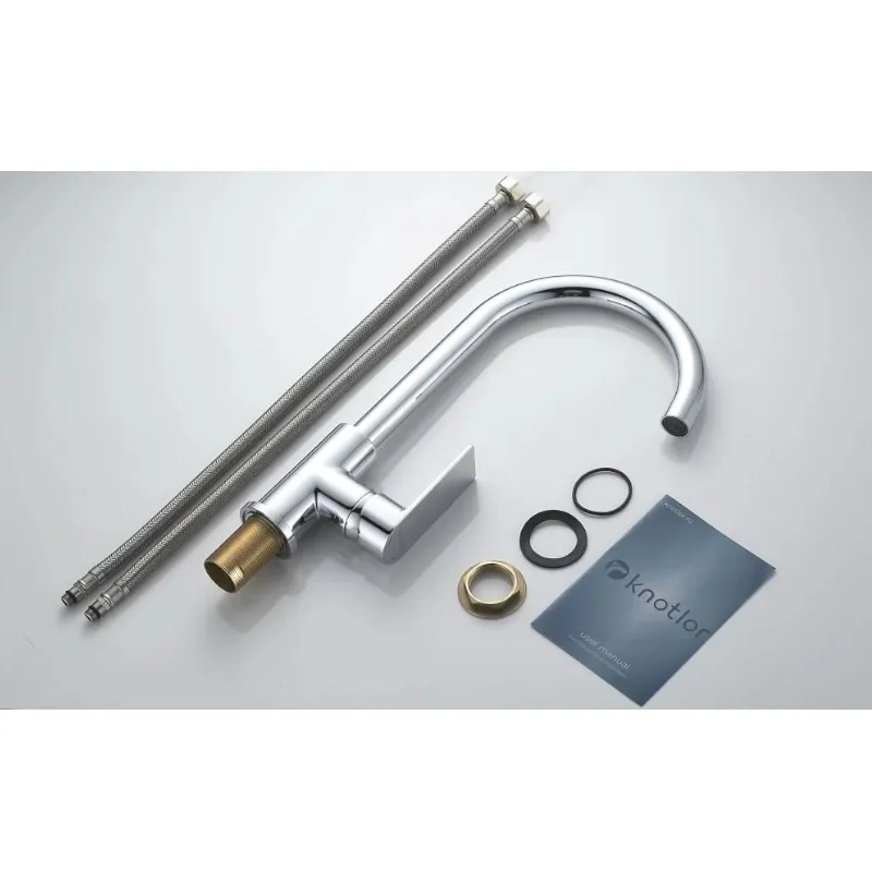 Смеситель для кухни Knotlor KN-31, хром