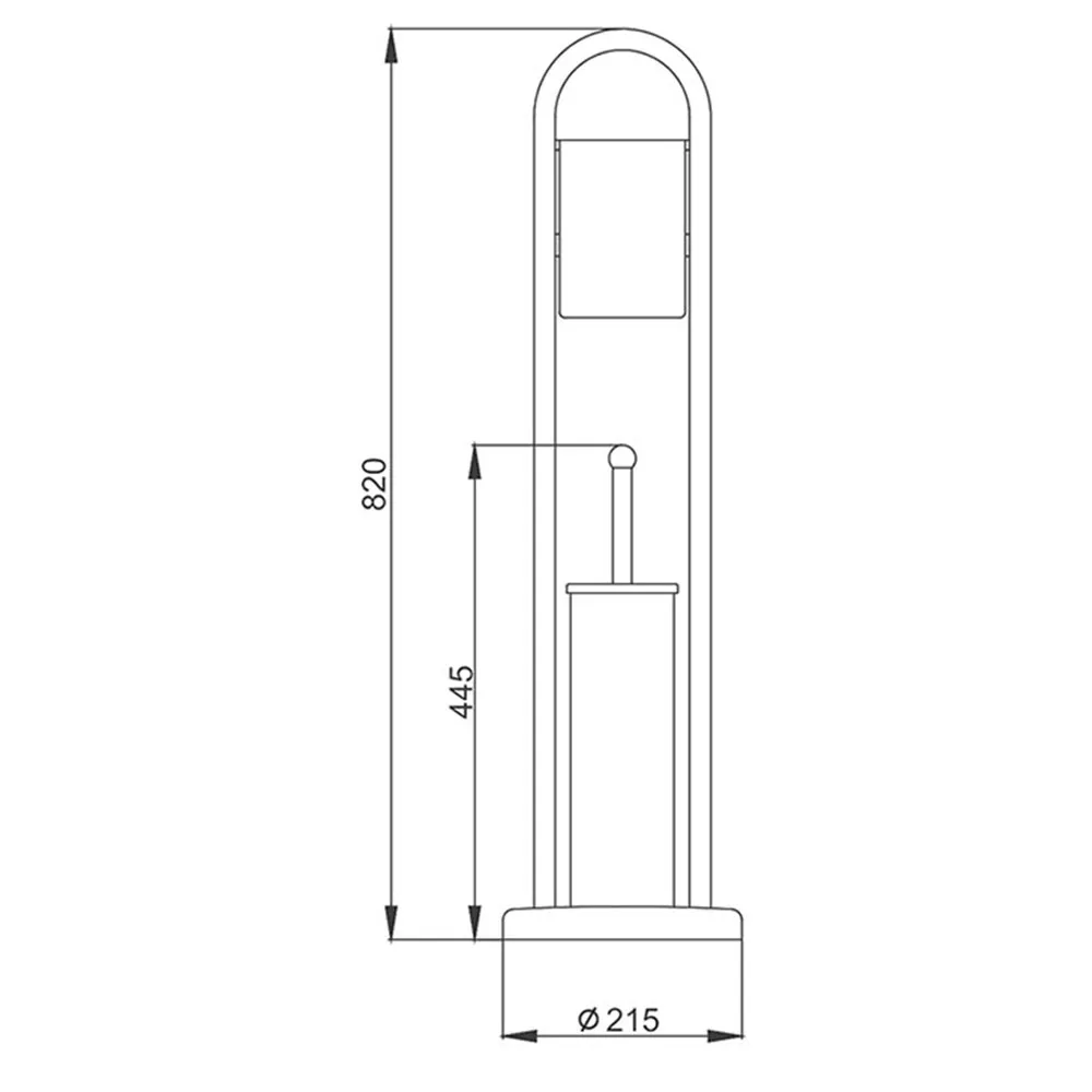 Ершик для унитаза FRAP F903,