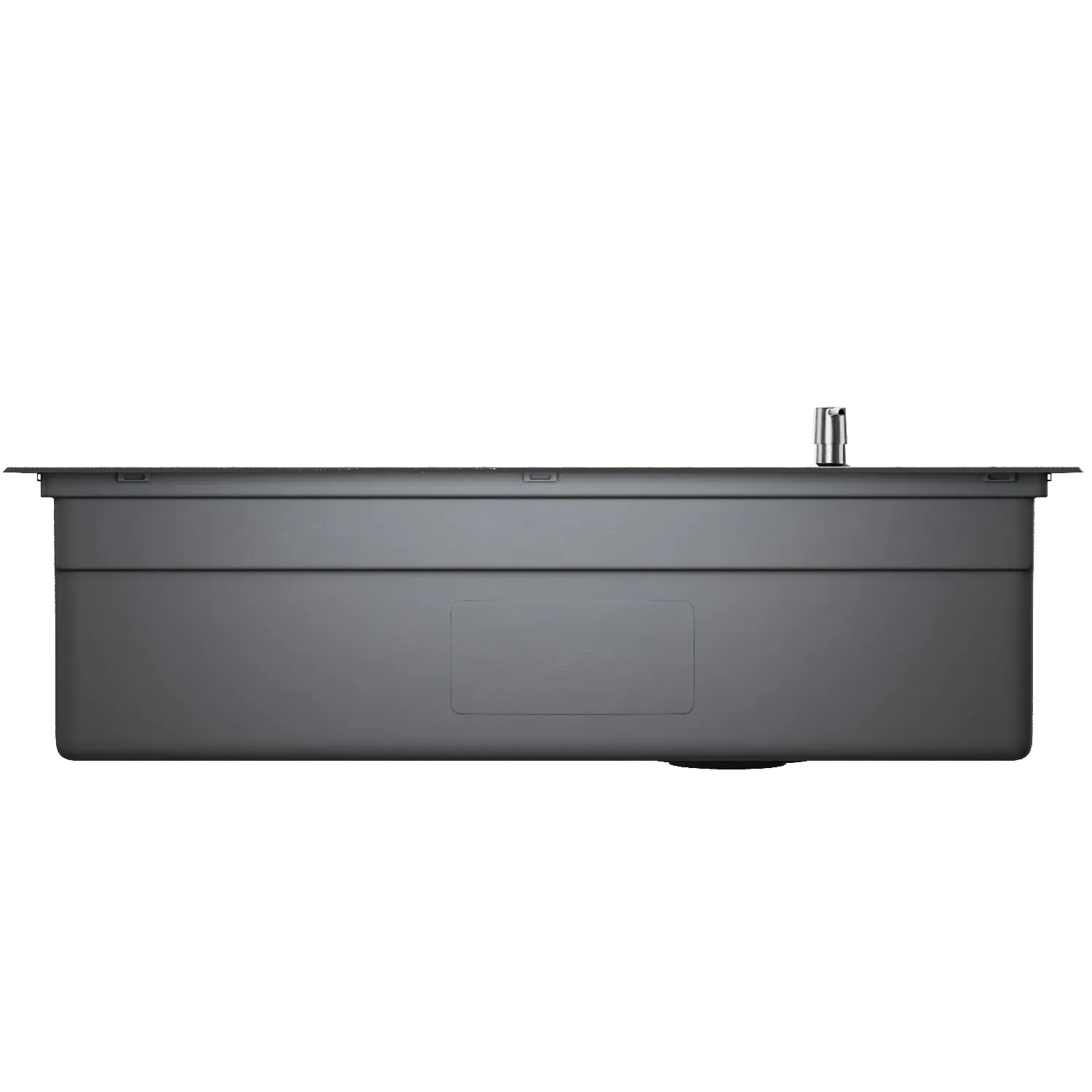Мойка настол.монтаж MIXLINE ПРО 78х48 (1,0) вып 3 1/2" с ФАСКОЙ 21,5см с сиф.(ч граф дек)+доз+кол+р/д (558473)