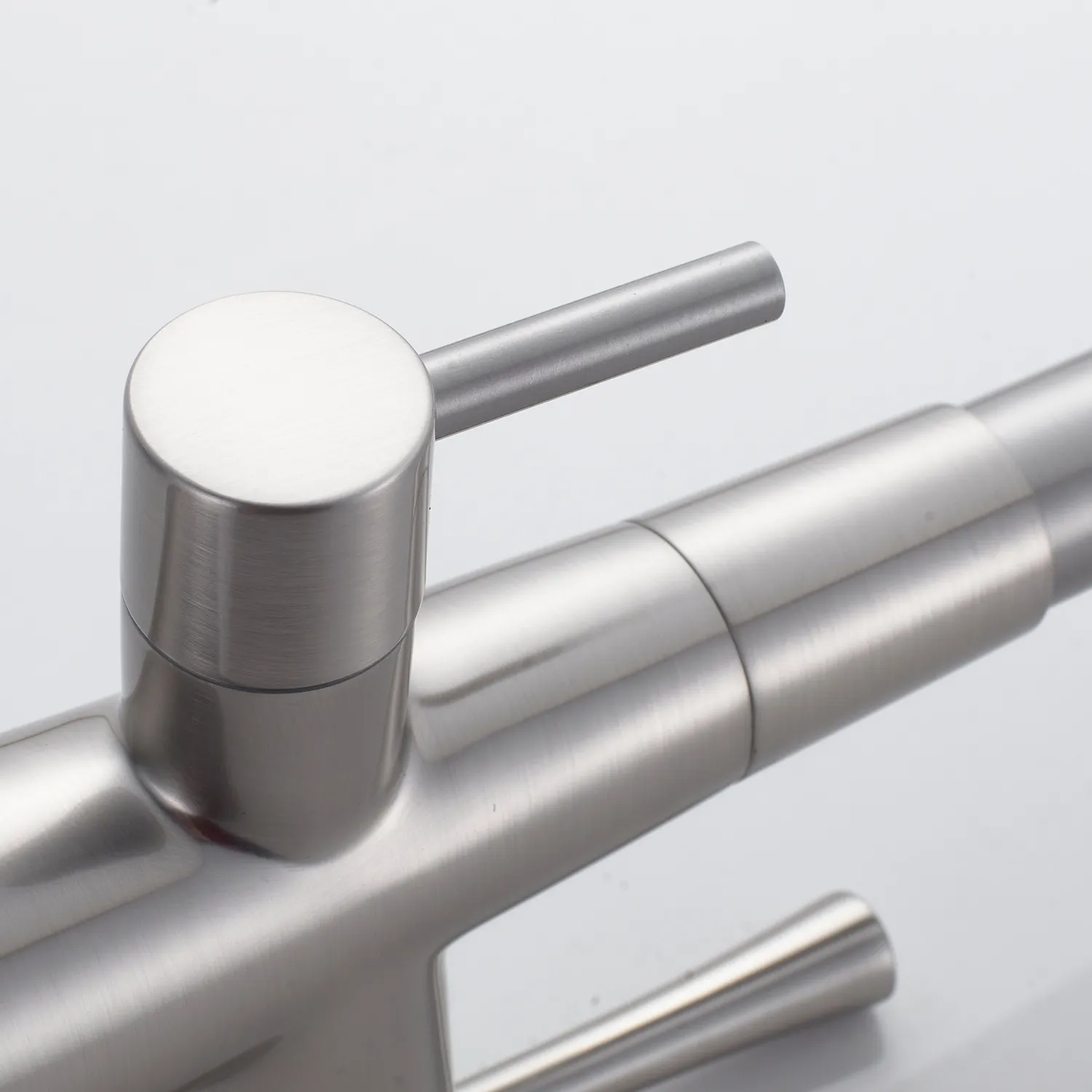 Смеситель для кухни с подключением фильтра Shevanik S428L, сатин