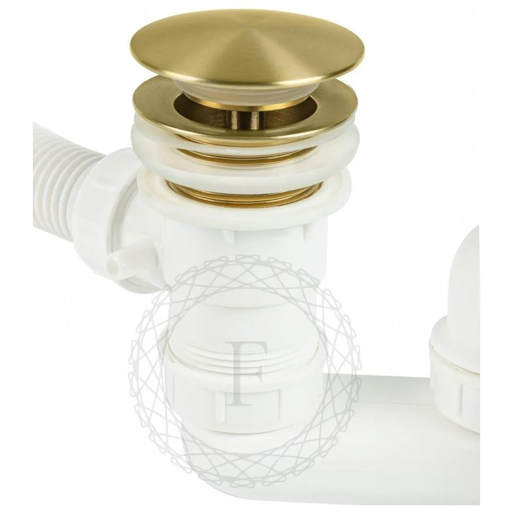 Слив-перелив (автомат, 90 см.) FILARETE FL90MG, матовое золото